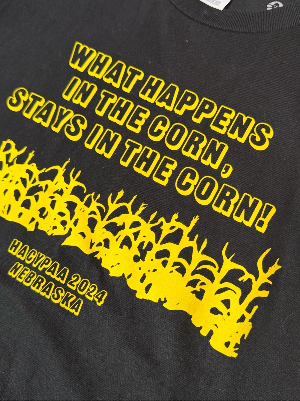 What Happens In The Corn Stays In The Corn Nebraska 2024 Tee Medium‎